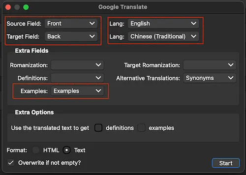 Example